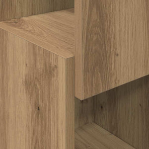 vidaXL Meuble d'angle Chêne Artisan 25,5x25x80 cm Bois d'ingénierie