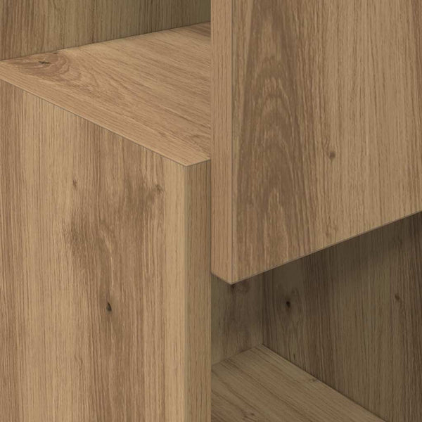 vidaXL Meuble d'angle Chêne Artisan 25,5x25x80 cm Bois d'ingénierie