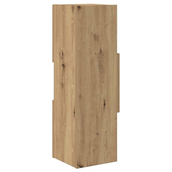 vidaXL Meuble d'angle Chêne Artisan 25,5x25x80 cm Bois d'ingénierie