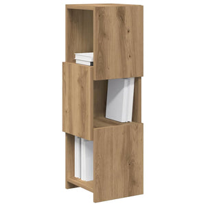vidaXL Meuble d'angle Chêne Artisan 25,5x25x80 cm Bois d'ingénierie