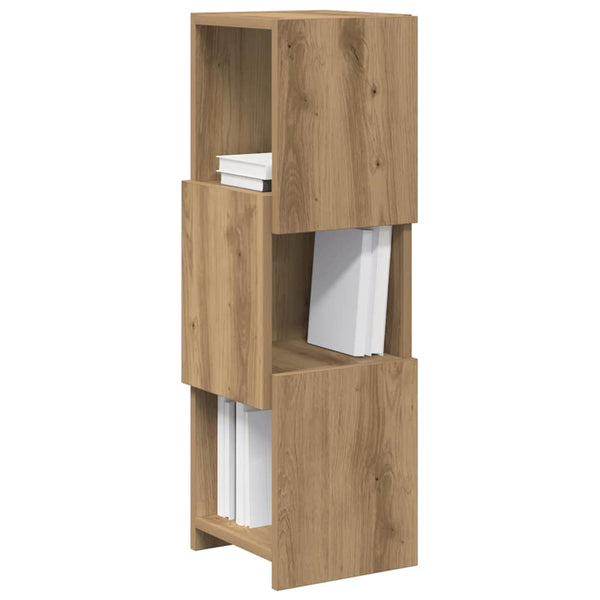 vidaXL Meuble d'angle Chêne Artisan 25,5x25x80 cm Bois d'ingénierie