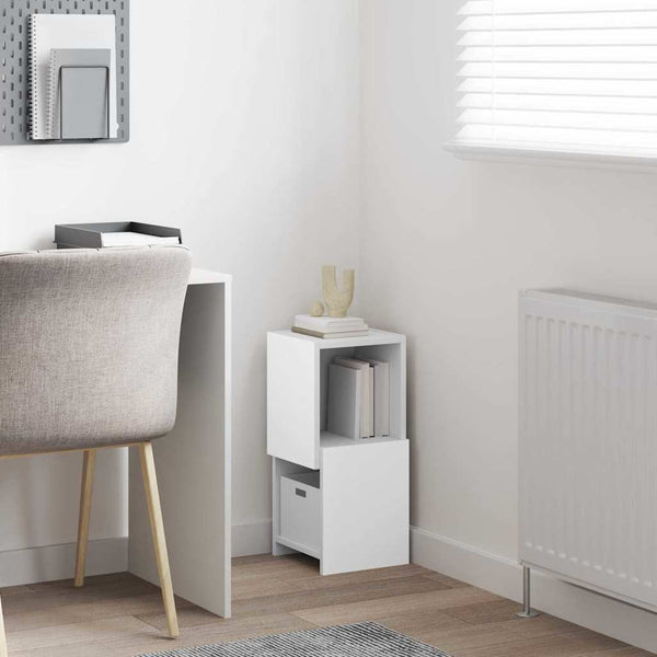vidaXL Armoire d'angle 25,5x25x55 cm Bois d'ingénierie