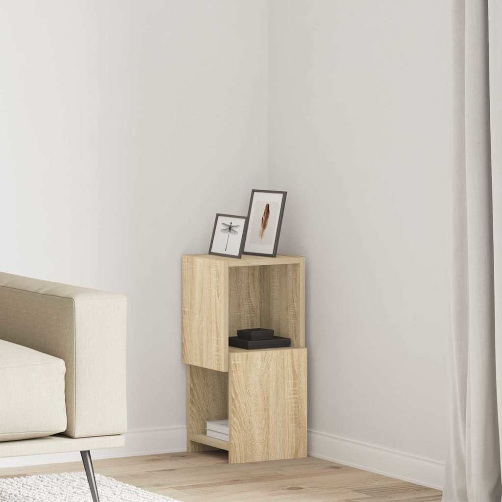 vidaXL Armoire d'angle Chêne Sonoma 25,5x25x55cm Bois d'ingénierie