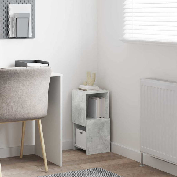 Eckschrank Beton Grau 55cm