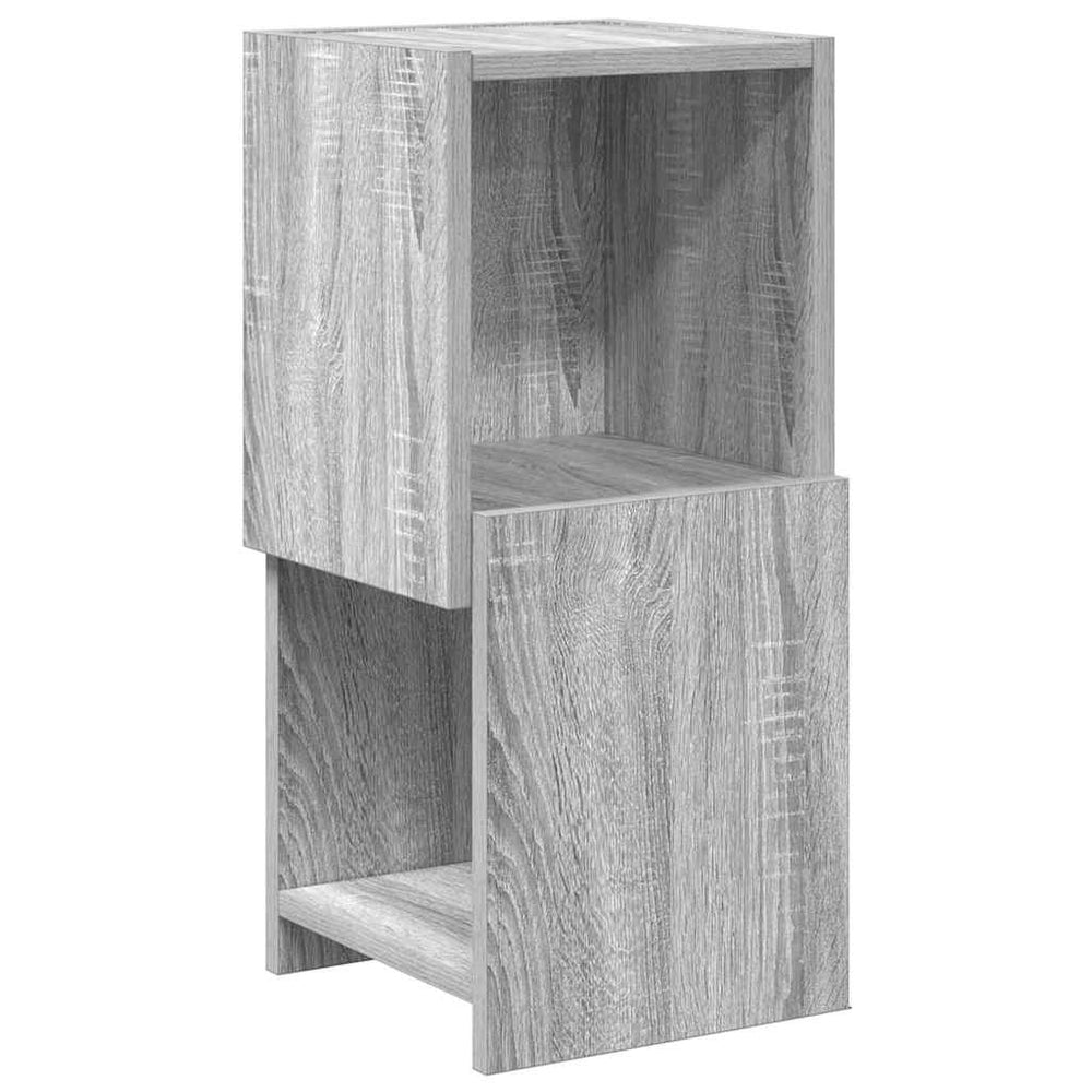 Grauer Eckschrank Sonoma, 55cm hoch
