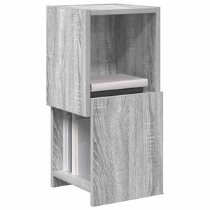 Grauer Eckschrank Sonoma, 55cm hoch