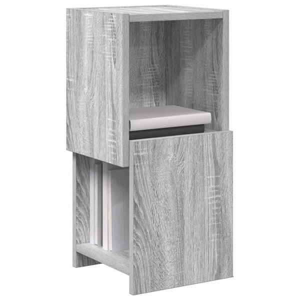 Grauer Eckschrank Sonoma, 55cm hoch