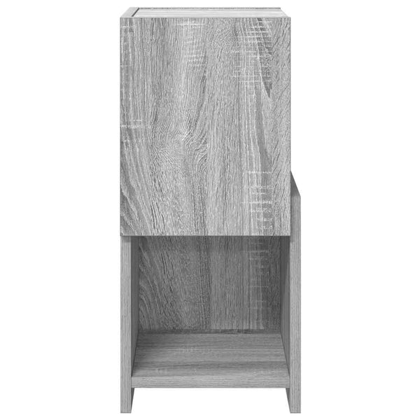 Grauer Eckschrank Sonoma, 55cm hoch