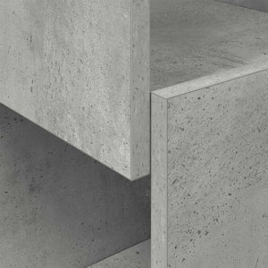 Eckschrank Beton Grau 95cm