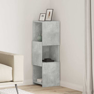 Eckschrank Beton Grau 95cm
