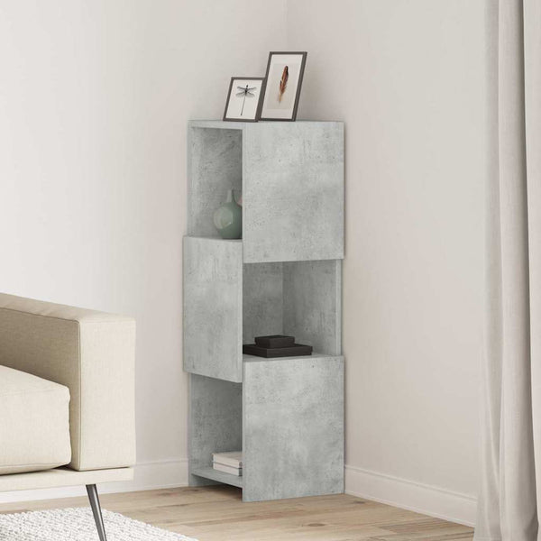 Eckschrank Beton Grau 95cm