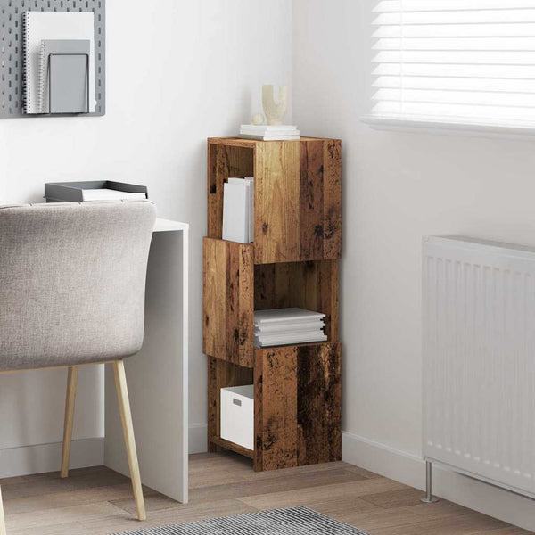 Eckschrank Altholz 30,5x30x95cm