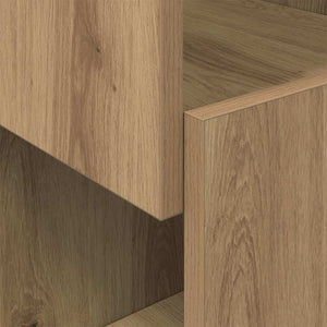 vidaXL Meuble d'angle chêne artisan 30,5x30x95 cm Bois d'ingénierie