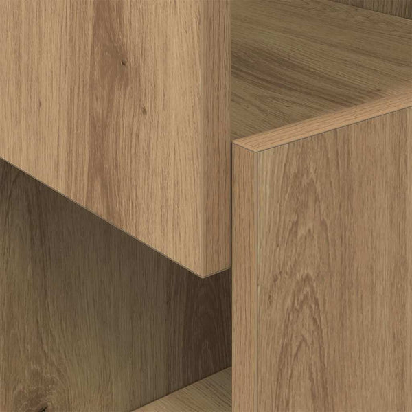 vidaXL Meuble d'angle chêne artisan 30,5x30x95 cm Bois d'ingénierie