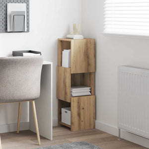 vidaXL Meuble d'angle chêne artisan 30,5x30x95 cm Bois d'ingénierie