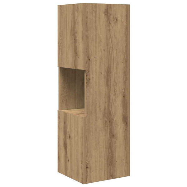 vidaXL Meuble d'angle chêne artisan 30,5x30x95 cm Bois d'ingénierie