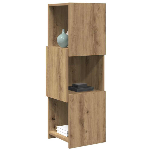vidaXL Meuble d'angle chêne artisan 30,5x30x95 cm Bois d'ingénierie