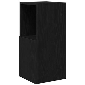 Eckschrank Schwarz Eichenoptik 65cm