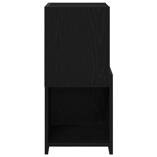 Eckschrank Schwarz Eichenoptik 65cm