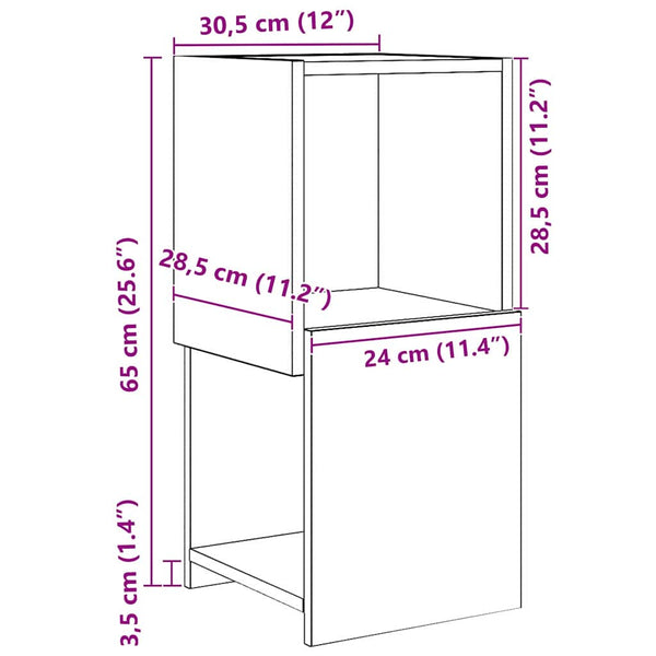 Eckschrank Sonoma-Eiche 65cm