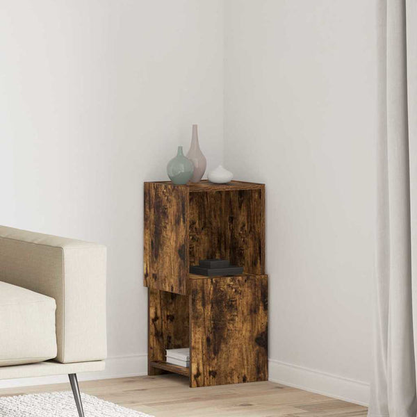 Eckschrank Geräucherte Eiche 65cm