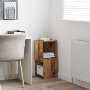 vidaXL Armoire d'angle bois de récupération 30,5x30x65 cm Bois d'ingénierie