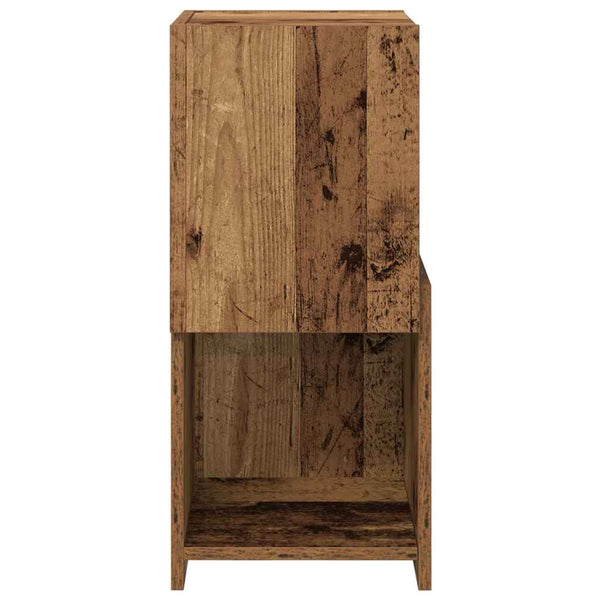 vidaXL Armoire d'angle bois de récupération 30,5x30x65 cm Bois d'ingénierie