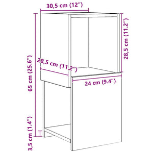 Eckschrank Artisan Eiche 65cm