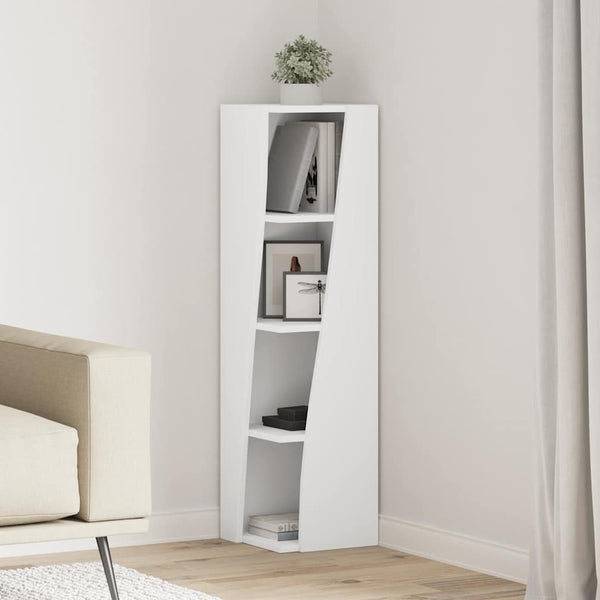 vidaXL Meuble d'angle 27,5x27x102cm en bois d'ingénierie