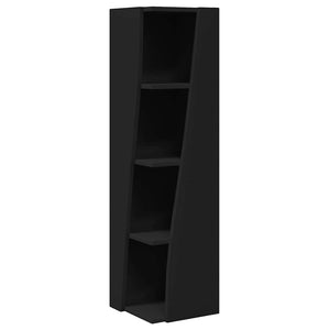 Schwarzer Eckschrank 27,5x27x102cm