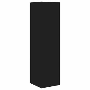 Schwarzer Eckschrank 27,5x27x102cm
