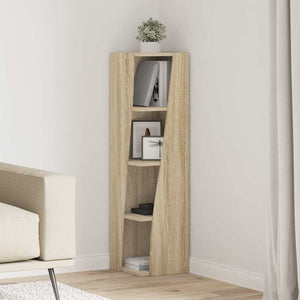 vidaXL Armoire d'angle Chêne Sonoma 27,5x27x102 cm Bois d'ingénierie