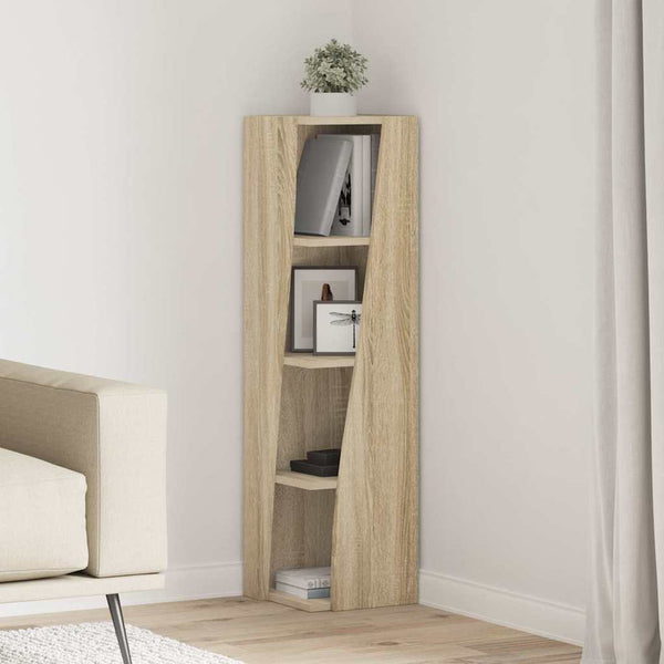 vidaXL Armoire d'angle Chêne Sonoma 27,5x27x102 cm Bois d'ingénierie