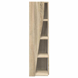 vidaXL Armoire d'angle Chêne Sonoma 27,5x27x102 cm Bois d'ingénierie