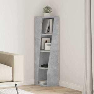 Eckschrank Beton Grau 102cm