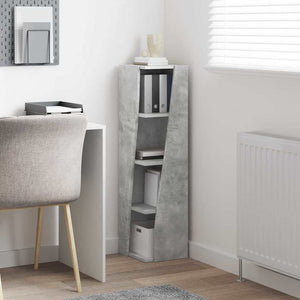 Eckschrank Beton Grau 102cm