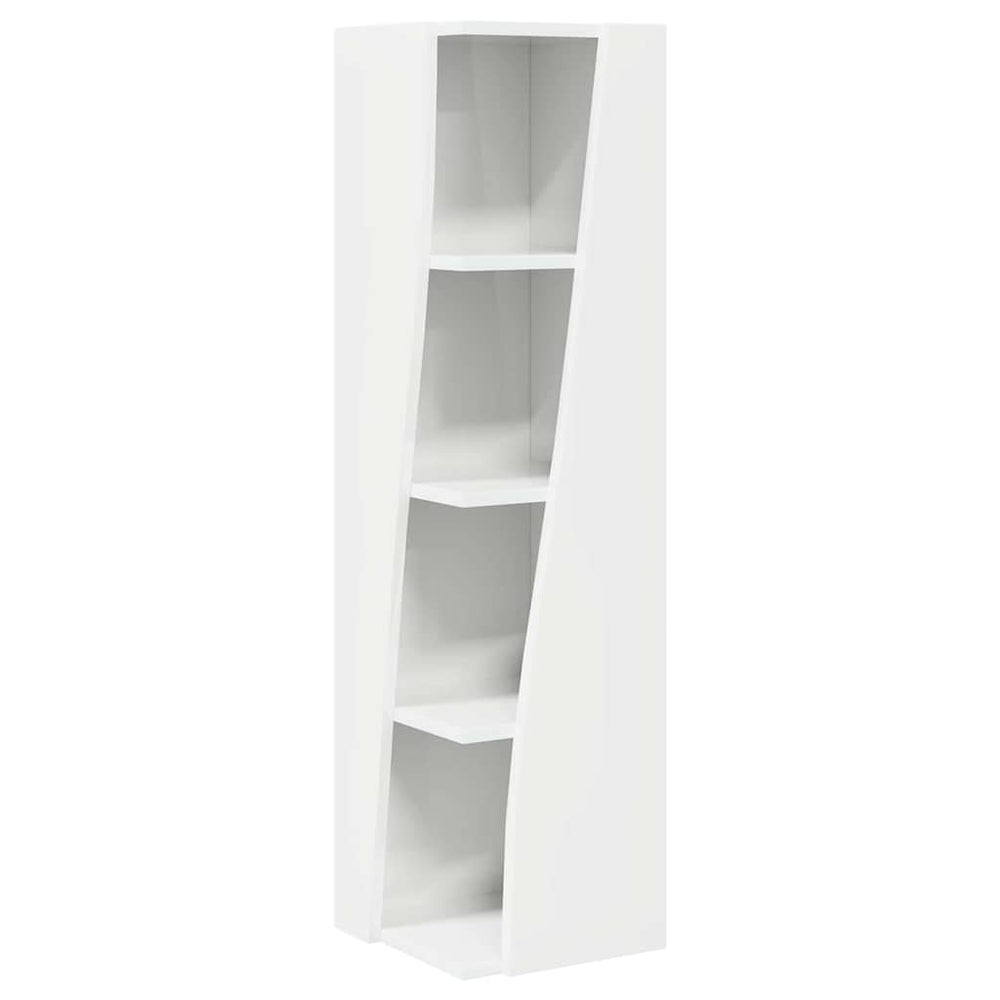 Eckschrank Hochglanz Weiß 102cm