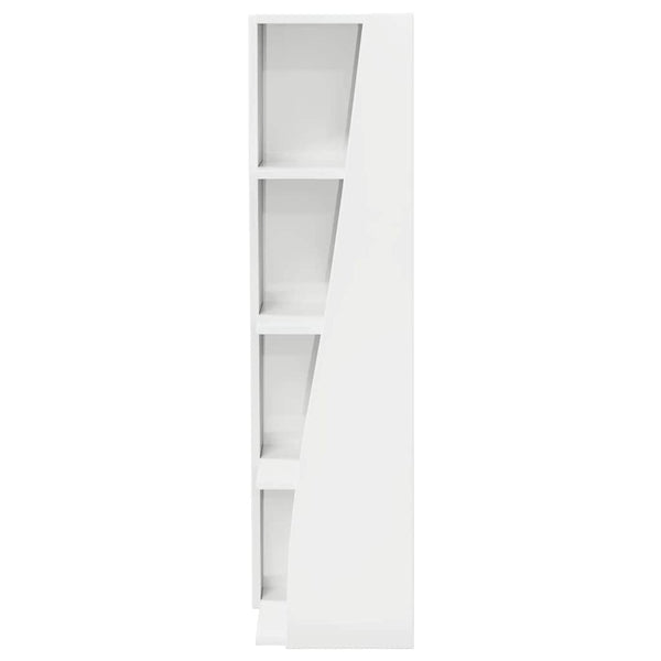 Eckschrank Hochglanz Weiß 102cm