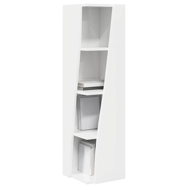 Eckschrank Hochglanz Weiß 102cm