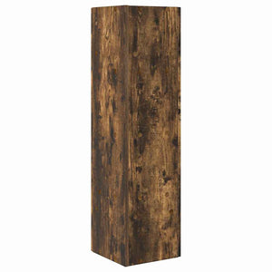 vidaXL Armoire d'angle Chêne fumé 27,5x27x102 cm Bois d'ingénierie