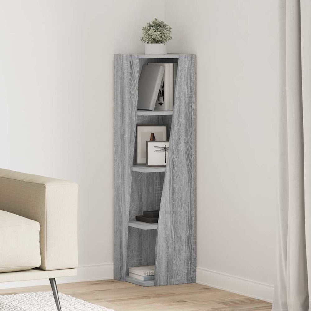 Eckschrank Graues Sonoma 27,5x27x102cm
