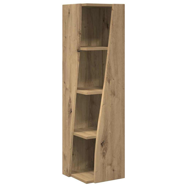 vidaXL Meuble d'angle Chêne Artisan 27,5x27x102cm Bois d'ingénierie