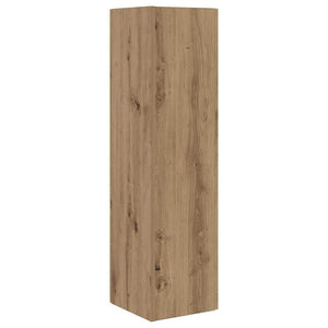 vidaXL Meuble d'angle Chêne Artisan 27,5x27x102cm Bois d'ingénierie