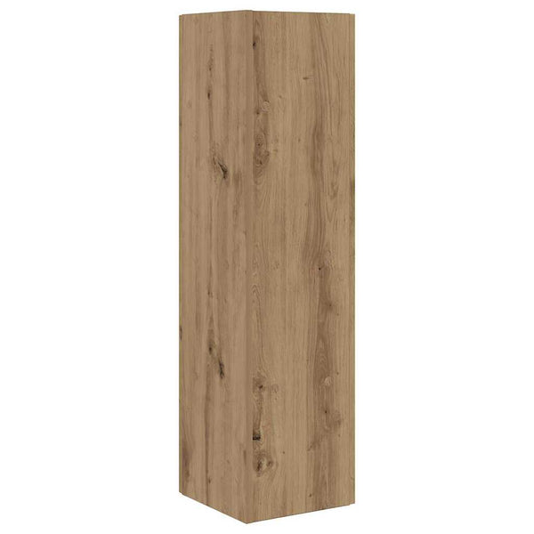 vidaXL Meuble d'angle Chêne Artisan 27,5x27x102cm Bois d'ingénierie
