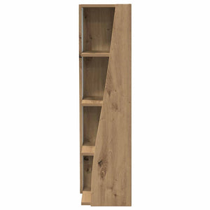 vidaXL Meuble d'angle Chêne Artisan 27,5x27x102cm Bois d'ingénierie