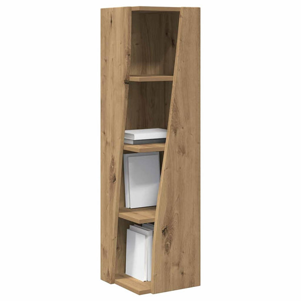 vidaXL Meuble d'angle Chêne Artisan 27,5x27x102cm Bois d'ingénierie