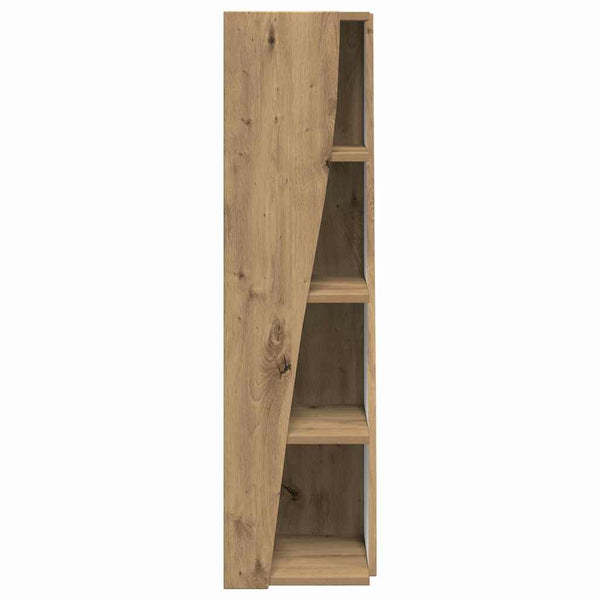 vidaXL Meuble d'angle Chêne Artisan 27,5x27x102cm Bois d'ingénierie