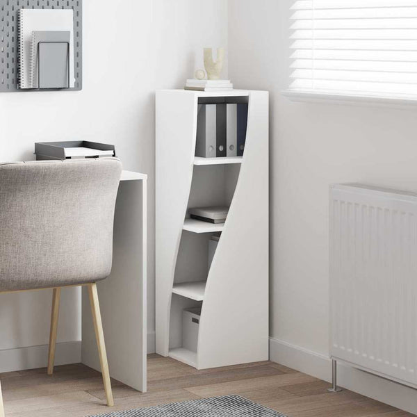 vidaXL Meuble d'angle 32x32x102 cm en bois d'ingénierie