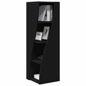 vidaXL Armoire d'angle Noir 32x32x102 cm Bois d'ingénierie