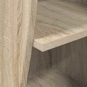vidaXL Meuble d'angle Chêne Sonoma 32x32x102cm Aggloméré